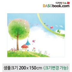 [디자인다소]봄배경현수막-064