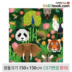 [디자인다소]정글숲속(동물)현수막-041