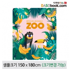 [디자인다소]정글숲속배경현수막(원숭이)-048