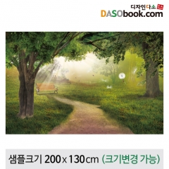 [디자인다소]숲속배경현수막-077