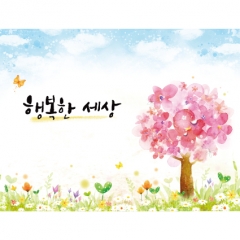 [디자인다소]봄배경현수막-177