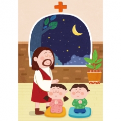 [디자인다소]교회주일학교유치부현수막(기도)-112