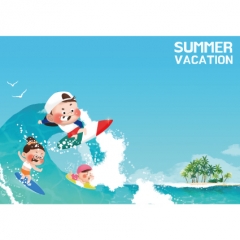 [디자인다소]여름배경현수막(서핑)-346