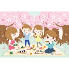 [디자인다소]봄배경현수막(벚꽃축제)-187