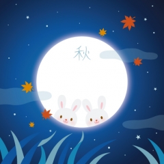 [디자인다소]가을배경현수막(보름달)-197