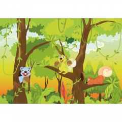 [디자인다소]숲속배경현수막(다람쥐)-141