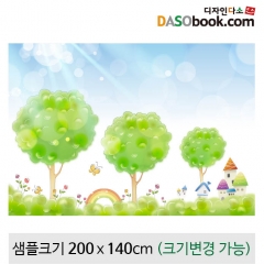 [디자인다소]봄배경현수막(나무)-099